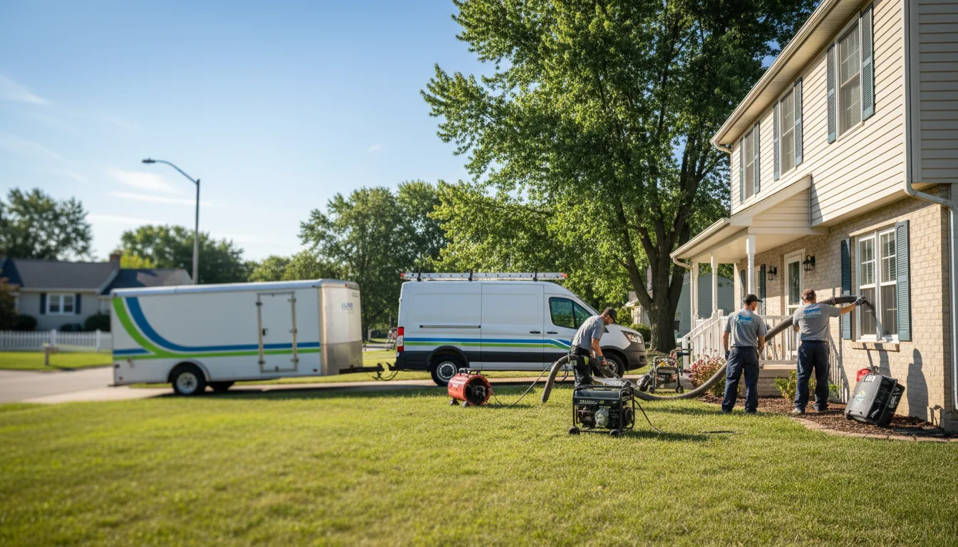 Flooded Basement Restoration And Cleanup With Repair in Paradise, MT near me